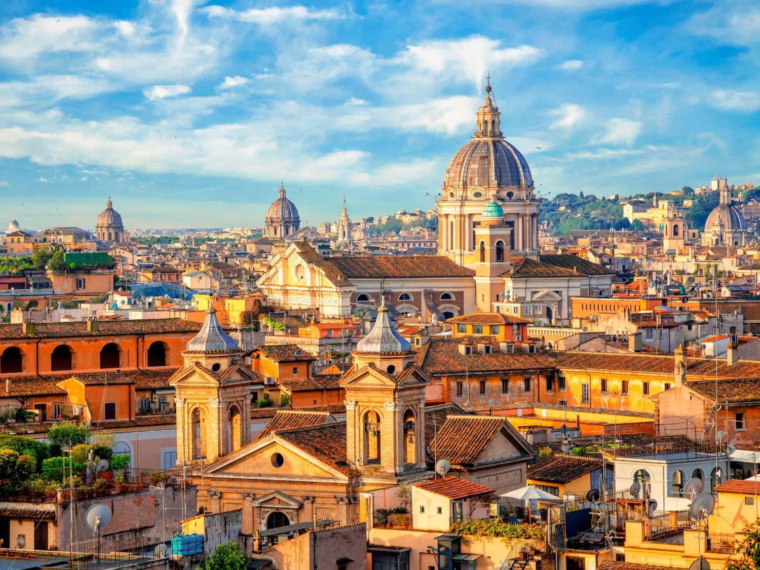 View of city of Rome