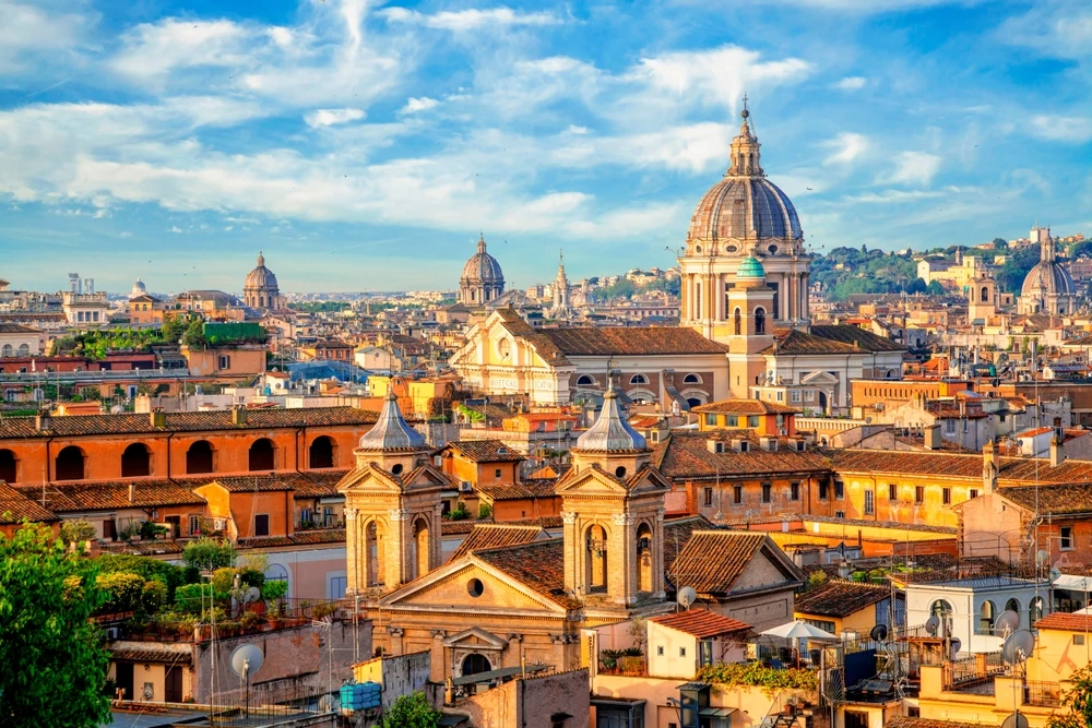 View of city of Rome