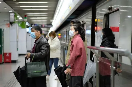 People in China during Covid