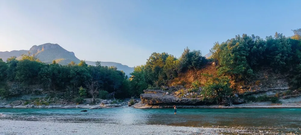 Vjosa river