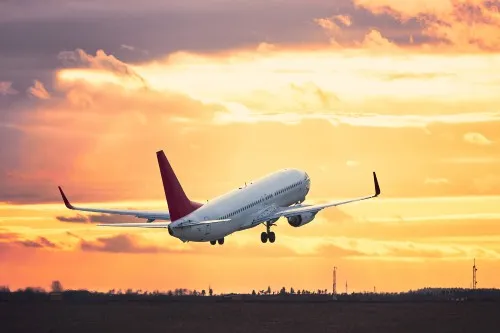 Plane taking off
