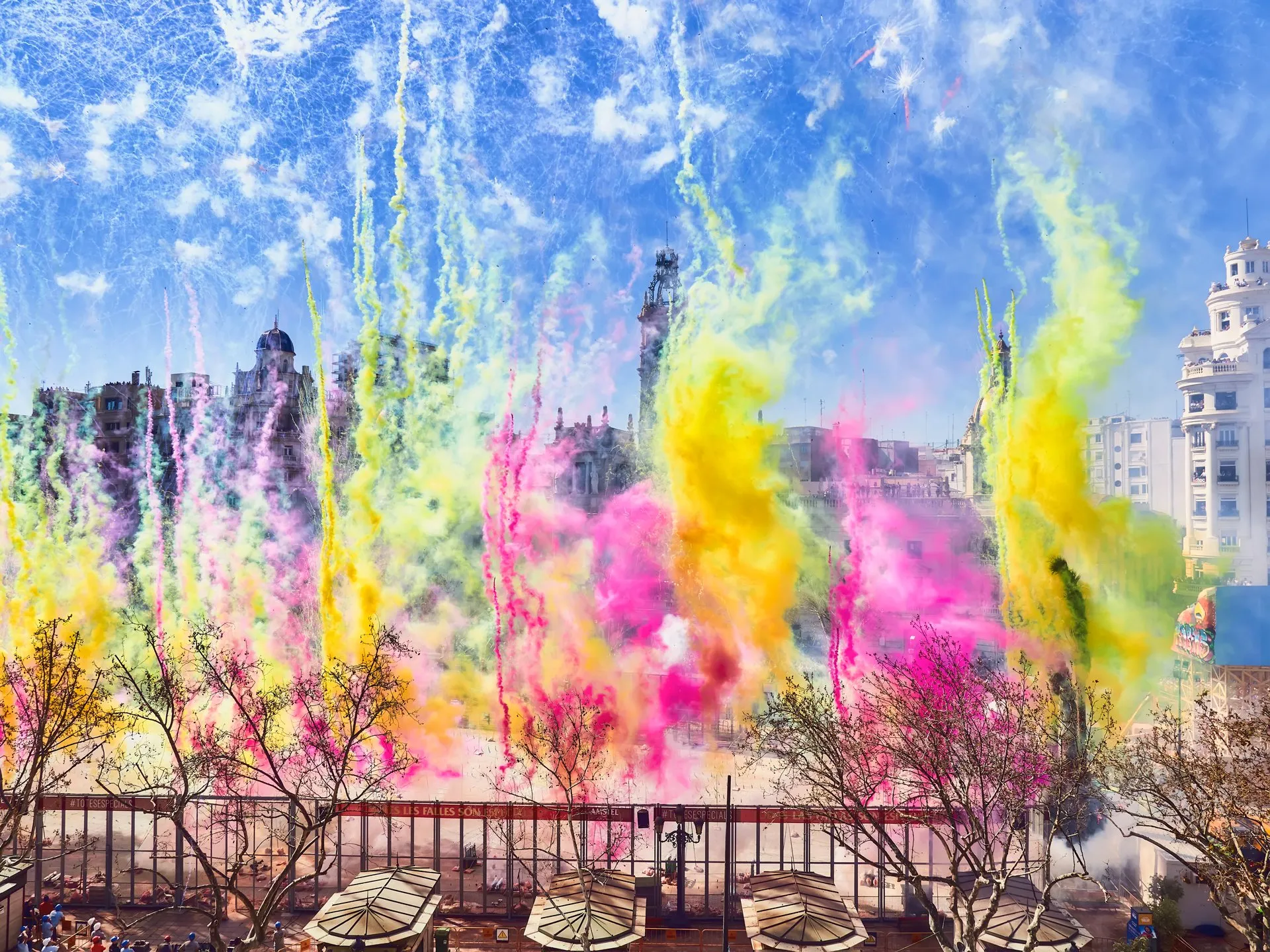 The Fallas festival, Valencia