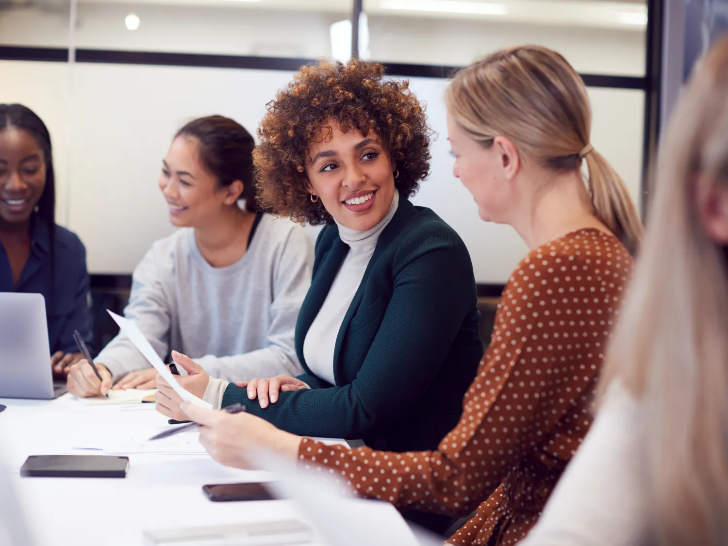 Business women working