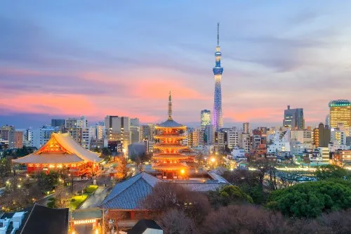 Tokyo skyline, Japan