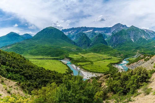 Vjosa river